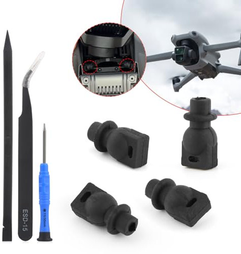 TGHongKy 4PCS Cuscino di Smorzamento per DJI Mavic 3 PRO/Air 3 Gimbal Fotocamera Gomma Titolare Ammortizzatore Cuscino Palle Accessoire de rechange XX