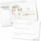 8 Einladungskarten Einladung Konfirmation mit Umschlag zum selber ausfüllen - Kirche Konfi Einladungen Postkarten Umschläge Modern Kreuz Gold Look