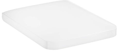 hansgrohe EluPura Q WC-Sitz, SoftClose, QuickRelease, Befestigung oben, 440x366mm, weiß, 60199450