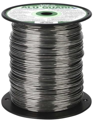 Agrarzone Aludraht 400 m 2.0 mm Weidezaundraht aus Aluminium - hochwertige Weidezaunlitze Drahtlitze für Weidezaun Elektrozaun