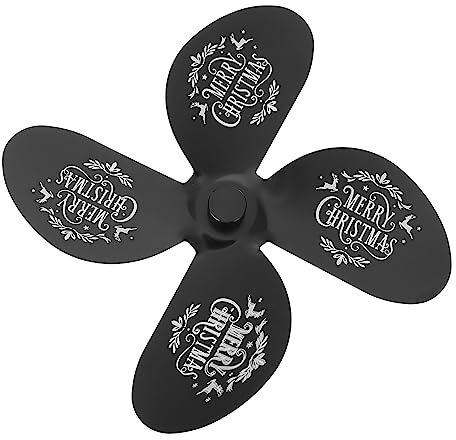 PartyKindom Lüfterblätter Aus Aluminiumlegierung Kleine Lüfterblätter Zubehör Für Lüfter Design Für Großen Luftfluss Robuste Konstruktion Einfacher Austausch Für Kaminventilatoren