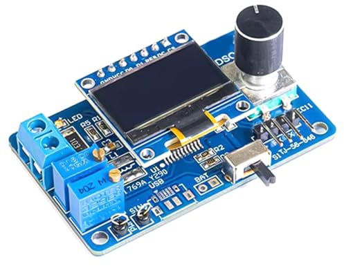 Fasizi Kit de osciloscopio DIY Stc8a8k con osciloscopio Digital OLED de 0,96 de un Solo Canal de 30 V/10 KHz para formación en electrónica y práctica de Soldadura