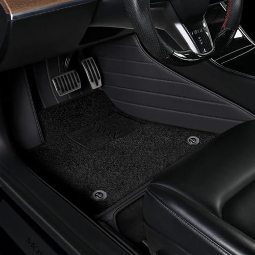 SQIFBA Anti Rutsch Fußmatten Für Mazda 6 Für Atenza GH 2007 2008 2009 2010 2011 Custom Car Fußmatten Teppich Vollen Satz Innen Zubehör Fußpolster(Schwarz)