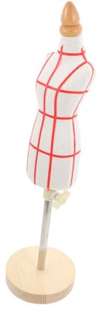 Housoutil Modèle De Couture Robe De Poupée Mannequin Buste Mannequin Femme Mannequin En Tissu Support De Modèle De Poupée Porte-écran De Poupée Mannequin Corps Féminin Unité Centrale