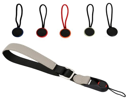 Kaiyzo 1 pcs Camera Wrist Strap with 5 pcs Quick Release Buckle Rope Camera Hand Strap Adjustable D Rings Safety Straps Photography Accessories for Man Woman Photographers DSLR
