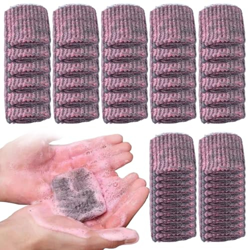 Stahlwoll Seifenpads, 50 Stück, vorgewaschene Stahlwoll Scheuerschwämme, kratzfreie Metall Scheuerschwämme zur effektiven Reinigung von Töpfen, Pfannen und Öfen.