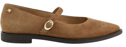 Paul Green Damen - Ballerina 1127-090 in braun Rauleder