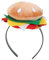 KarnevalsTeufel.de Haarreif Burger Hamburger Cheeseburger Kopfschmuck
