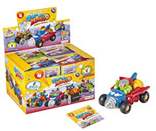 SuperZings - Big Vehicle Serie 4 Fahrzeuge und Sammelfiguren Farbe Sortiert