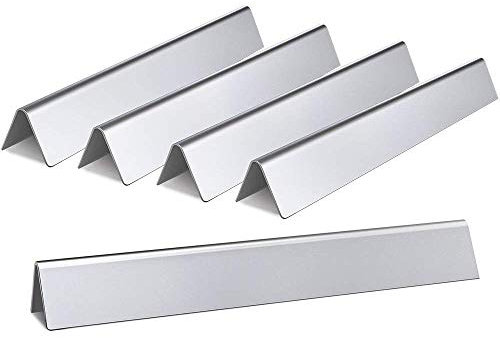 LOKHING Brennerabdeckung Flammbleche Gasgrill Hitzeschild Ersatzteile Weber Grill Zubehör Edelstahl 7620 Flavorizer Bars für Weber Genesis E310 E320 E330 EP310 EP320 EP330 S310 S330(Mit Fronttasten)