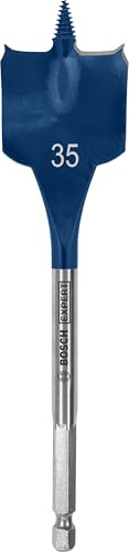 Bosch 1x Brocas fresadoras planas EXPERT Self Cut Speed | para Madera blanda, Aglomerado, Ø 35,00 mm, Professional Accesorios Taladro