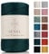 Sensy Premium 5 mm 104 Yards Polyesterseil 100% Polypropylen-Kordel Makramee-Kordel 5 mm Häkeltasche Kordel Makramee Seil Häkelgarn Geschenk für Strickwaren (Waldgrün)
