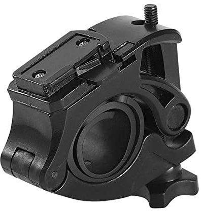 Perfeclan Support de lumière de vélo de Rotation à 360 ° Support de Phare de vélo Avant léger pour Lampe de Poche à LED Accessoire de Guidon de vélo de Route