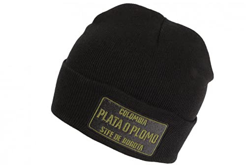 Plata O Plomo Mütze grün und schwarz Strass Streetwear Fashion Colombia – Unisex, grün, Einheitsgröße