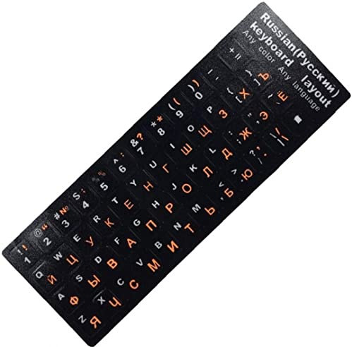 Russische Tastaturaufkleber Universal Computer Tastatur Aufkleber wasserdichte Tastaturaufkleber Für Computer Laptop Notebook Desktop