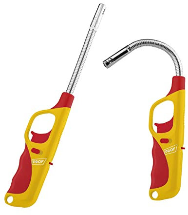 1 Encendedor de Cocina con Gas Precargado, Cuello Flexible Extendido, para Velas, Estufas de Gas, Camping Barbacoa