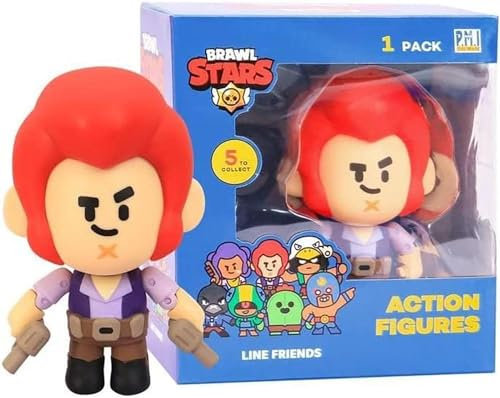 Brawl Stars COLT Action Figure | Statuetta giocattolo da collezione alta 11,4 cm | Giocattoli con licenza ufficiale P.M.I. | Supercell | Regalo per videogiocatori | Figura articolata