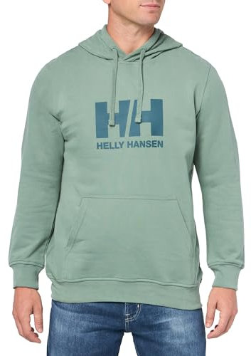 Helly Hansen Mens HH Logo Hoodie - Cactus, S