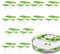Wudaizhi 18pcs Mini Fake Duckweed, Artificial Floating Duckweed, Plastic Aquarium Simulation Floating Plants for Fish Tank Decor