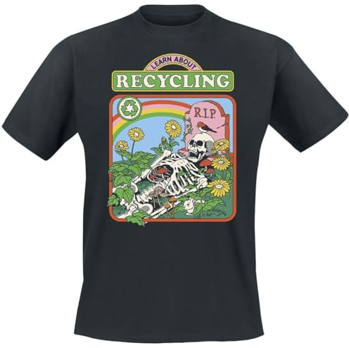 Steven Rhodes Learn About Recycling Männer T-Shirt schwarz