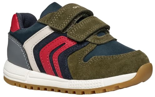 Geox Baby-Jungen B ALBEN Boy A Sneaker, grau, 23 EU