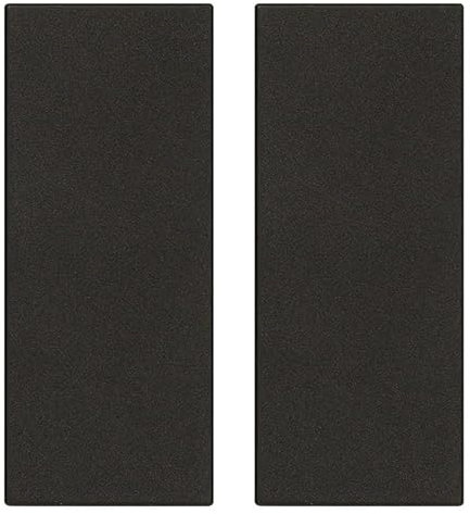 VIMAR 0T30041.G Lot de 2 cache-trou Noir