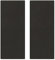 VIMAR 0T30041.G Lot de 2 cache-trou Noir