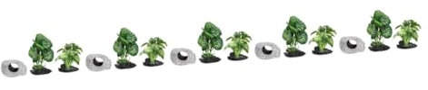 BESPORTBLE 5sets Aquarium Cave Grass Plant Decor Realistic Fish Tank Supplies Delicate Artificial Plant for Aquarium