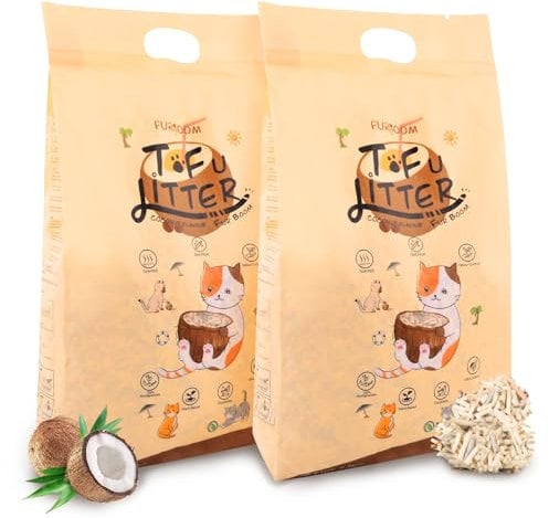 FurBoom Tofu Cat Litter (Coconut) x2 Pack