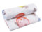 HOTUT Babydecke, Dünne Atmungsaktive Kinderdecke aus 100% Baumwollem 86 * 70cm, Musselin Decke Baby, Universal Krabbeldecke, Kuscheldecke Geschenk für Mädchen und Jungen