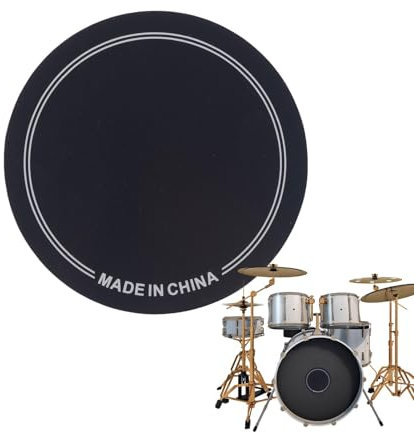 Schützender Trommelflicken - 2 Stück Percussion Schutzpflaster Trommelteile Antikollisionsaufkleber - Praktisches Trommelschutz-Aufkleber-Pad, Schalldämpfer-Werkzeug, Trommel-Set, Displayschutzfolie f
