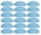 Compatible With ECOVACS DEEBOT N10 N10 PLUS Robot Vacuum Cleaner Main Side Brush Hepa Filter Mop Cloth Dust Bag Replacement Parts(18PCS)