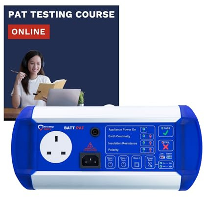First Stop Safety BattPAT PAT Tester and Online Course Bundle