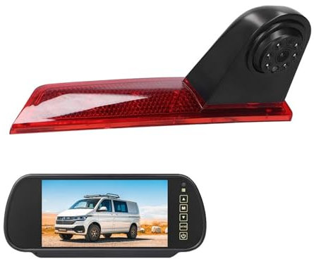 Car High Level Brake Light Rear View Camera Kit With 7 Mirror Monitor(Factory Fitted Kit)