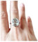 Bague arbre de vie acier inoxydable or ou argent pour femme fait main cadeau anniversaire, noel, fête des mères (Argent, 62 (US 10))