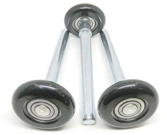 DSZUJTYROP 1pcs OD 46mm Garage Door Pulley Wheel BSR46120-12 Door Rotate Bearing 46x120 Guide Wheel with Stem(2p)