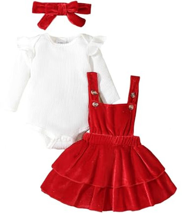 Maglione Natale Bambina 10 Anni Tutine Gemelle Neonate Vestitino Natale 2 Anni Completo Bimbo 12 Mesi Salopette Rossa Neonato Completo Neonata 1 Mese Vestito di Babbo Natale Neonato