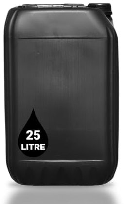 2 x 25L Water Container JERRY CAN - UN Approved Stackable Bottle Canister Drum + Tamper Evident Cap | Perfect for Storage of Water Liquids Waste | Food Grade HDPE