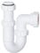 Hulthor 40mm P Trap Adjustable Sink Waste Sink Trap, Easy Fit for Bathroom and Kitchen Sink Waste Fittings, Suits 40mm/ 1.5 Waste Pipe