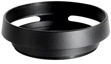55mm Aluminium Gegenlichtblende für Kameraobjektive kompatibel mit Canon Nikon Leica Sony Pentax Olympus Fuji