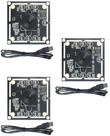 Javoryxh OV9732 USB-Kamera-Modul, 1 MP, 720P, 100-Grad-Objektiv, umfassend für vielseitige Anwendungen wie Webcams, 3 Stück