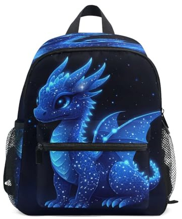 Wudan Cartoon-Rucksack für Kinder, niedlicher Drache, für Jungen, Kinder, Büchertasche für Kindergarten
