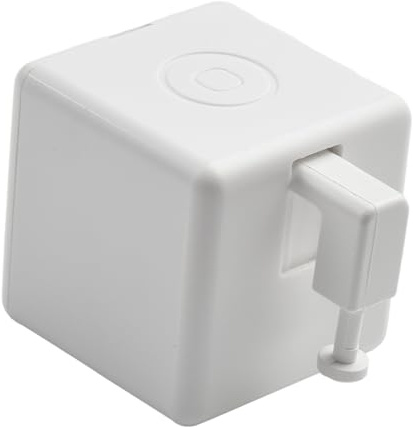 EaseSunny Tuya Fingerbot - Pulsador inteligente de botones, interruptor Zigbee, no requiere concentrador, control de voz para luces, ventiladores, cafeteras, color blanco