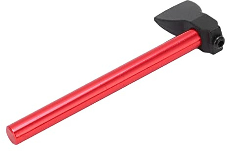ZAICOLER 1:10 Scale Simulated Metal Axe for Axial Scx10 RC Crawler Car, Durable Aluminum Alloy RC Decoration Tool, Attractive Car Modification Accessory for Enthusiasts (Red Black)