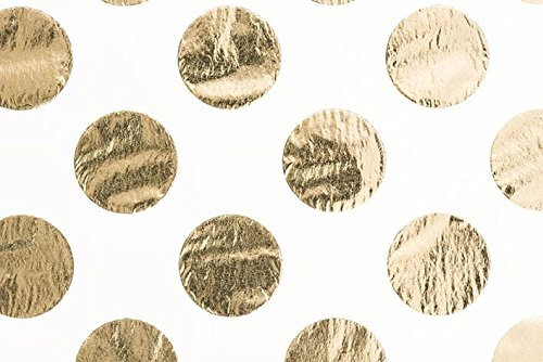 Seidenpapier Rosa Punkte Gold