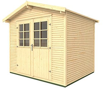 weka Gartenhaus 218 Gr. 4, 28 mm, Satteldach mit wekaLine, natur, DT