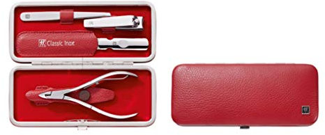 Zwilling Classic INOX Rahmen-Etui, Rot, 4-TLG.