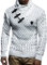 Leif Nelson Herren Strickpullover Grau mit Schalkragen/Hochwertiger Winterpullover in Regular Fit, ideal für Casual und Business, Langarm Größe 5XL