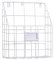 MONODY 1pc Porte journaux/Porte Magazine/Porte Revue Metal pour Le Bureau et l'entrée (Blanc)