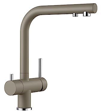 BLANCO FONTAS II Filter | Küchenarmatur in tartufo | Hochdruck | Rückflussverhinderer | Keramik Kartusche | Gesicherte Wasserqualität & wassersparend | Filter wird zusätzlich benötigt